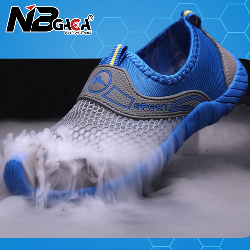 Giày Slip-on Thoáng Khí Thời Trang Mùa Hè 2023 Cho Bé Size 28-40