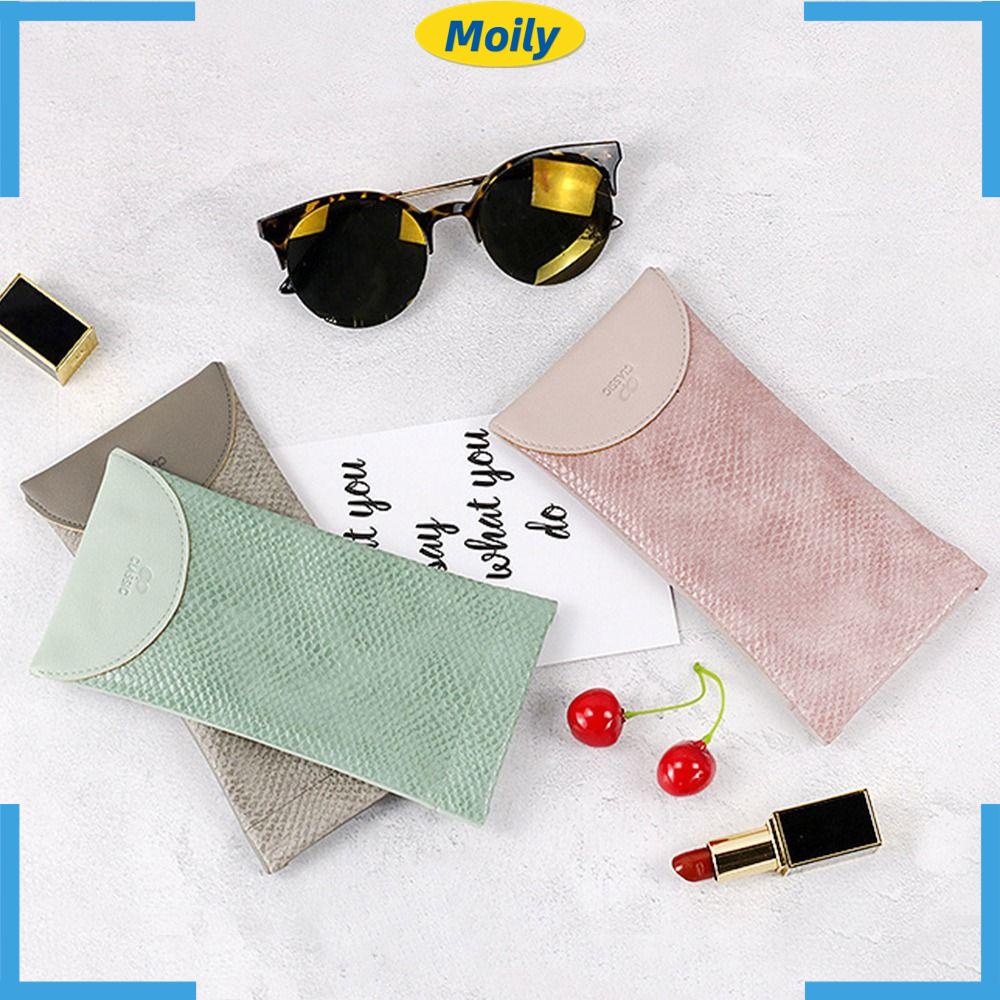 MOILYVN Hộp Đựng Kính Chất Liệu Da PU Ốp