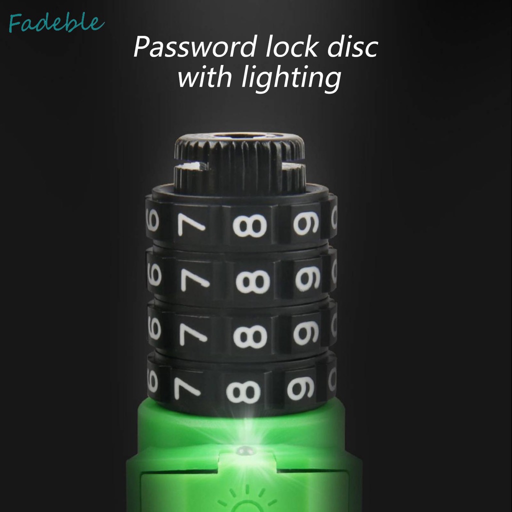 Dây Xích Khóa Xe Đạp / Xe Máy / Thuyền Kayak Có Mật Khẩu 1.2M