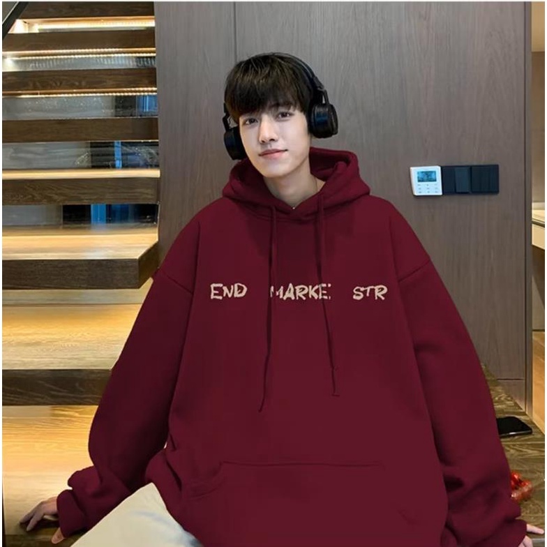 Áo Hoodie Dài Tay Dáng Rộng In Hình Tranh Sơn Dầu Phong Cách Âu Mỹ Thời Trang Cho Nam Và Nữ