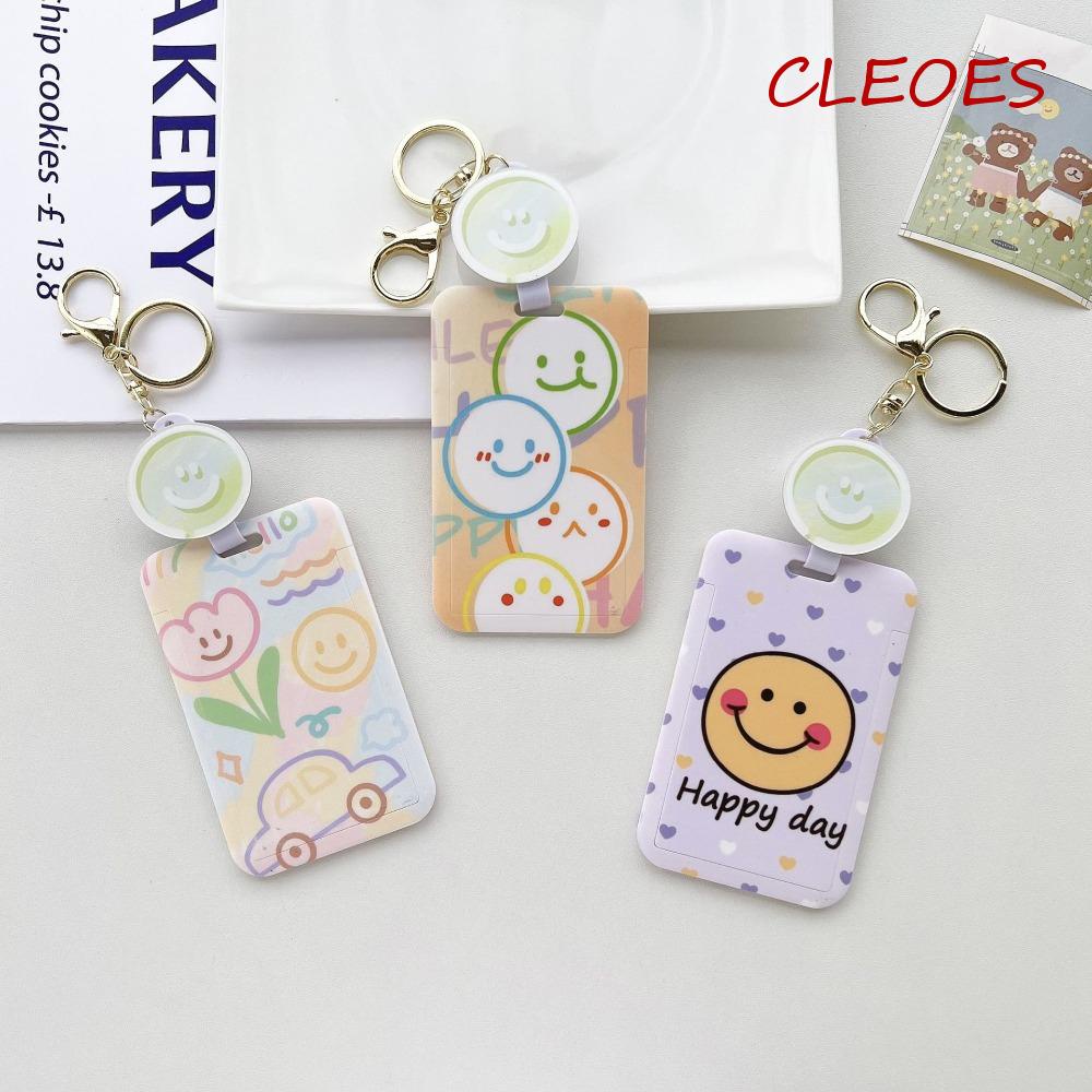 CLEOES Ví Đựng Thẻ Họa Tiết Hoạt Hình Gấu Pooh / Stitch / Heo Cười Kiểu Nhật Bản Dễ Thương