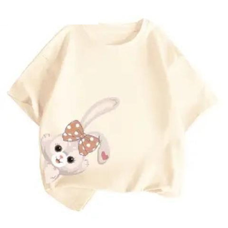 Áo Thun Cotton Trơn Tay Ngắn Phong Cách Thời Trang Mới 2023 Dành Cho Bé Trai Gái