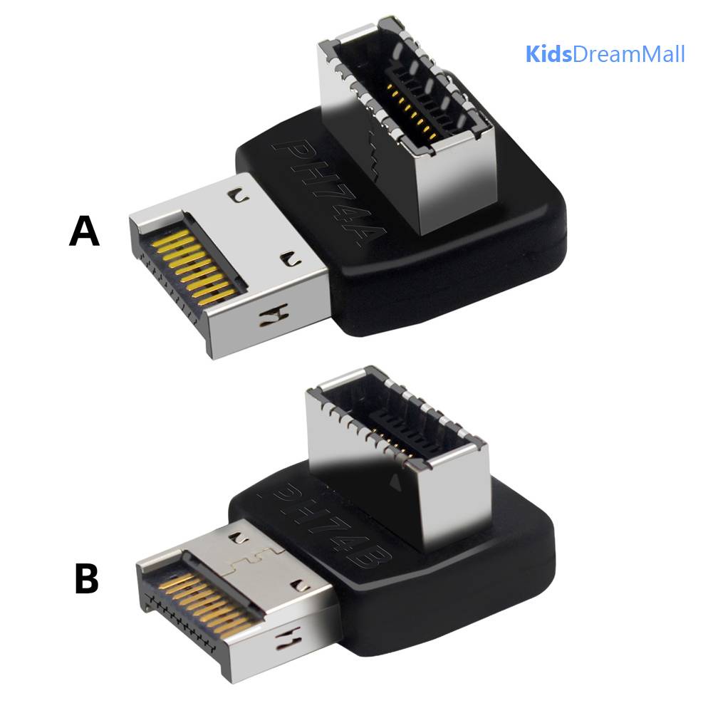 Bộ Chuyển Đổi USB 3.1 Type E 90 Độ Phía Trước USB C Cho Bo Mạch Chủ PC