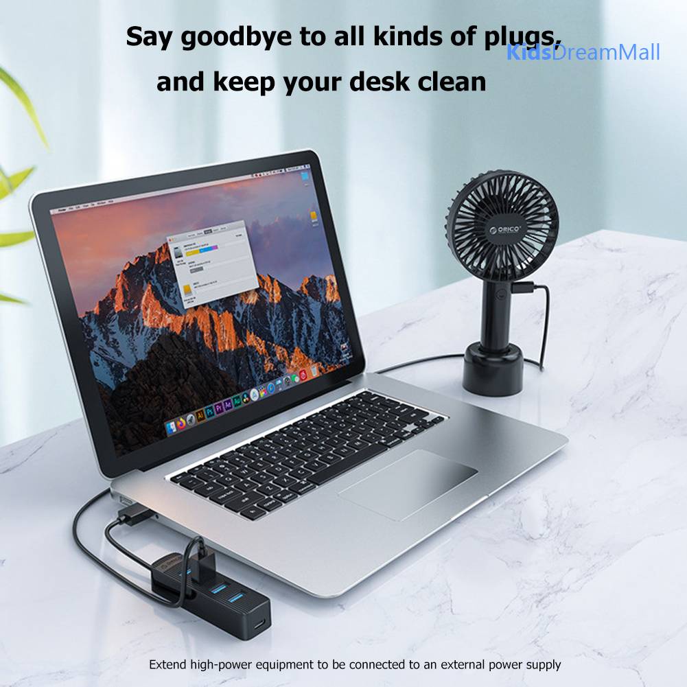 Bộ Chia 4 Cổng USB 3.0 ORICO TWU3-4A Tốc Độ Cao