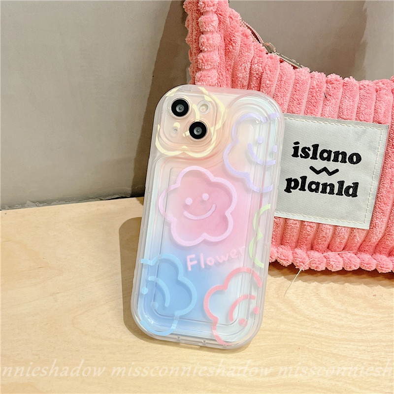 Ốp Điện Thoại TPU Mềm Hình Hoa Hoạt Hình Chống Sốc Cho IPhone 7 8 Plus XR 11 13 14 12 Pro MAX X XS MAX SE 2020