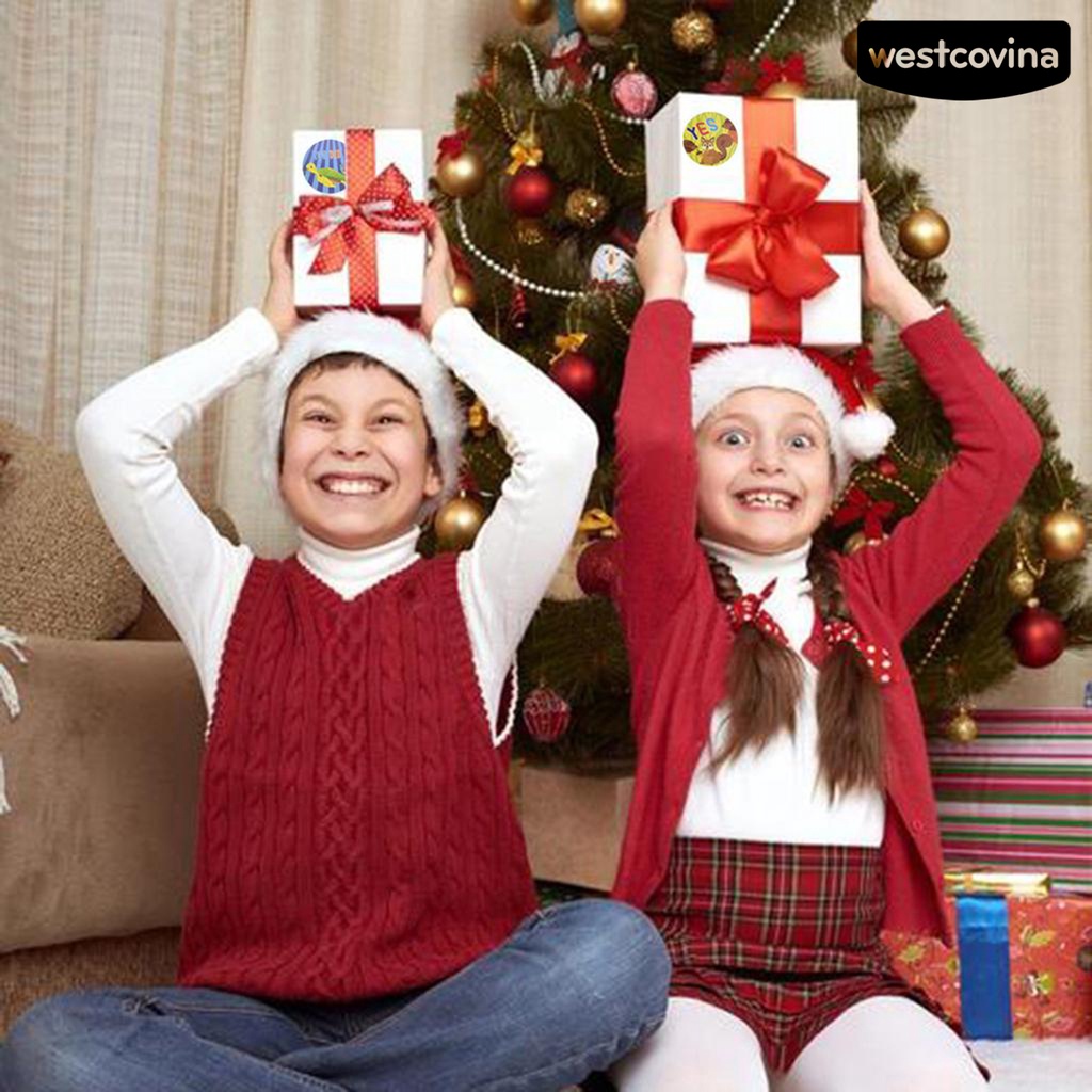 [WSTN]✎1 Cuộn Miếng Dán Hình Động Vật Hoạt Hình Tự Dính Trang Trí Đa Ứng Dụng