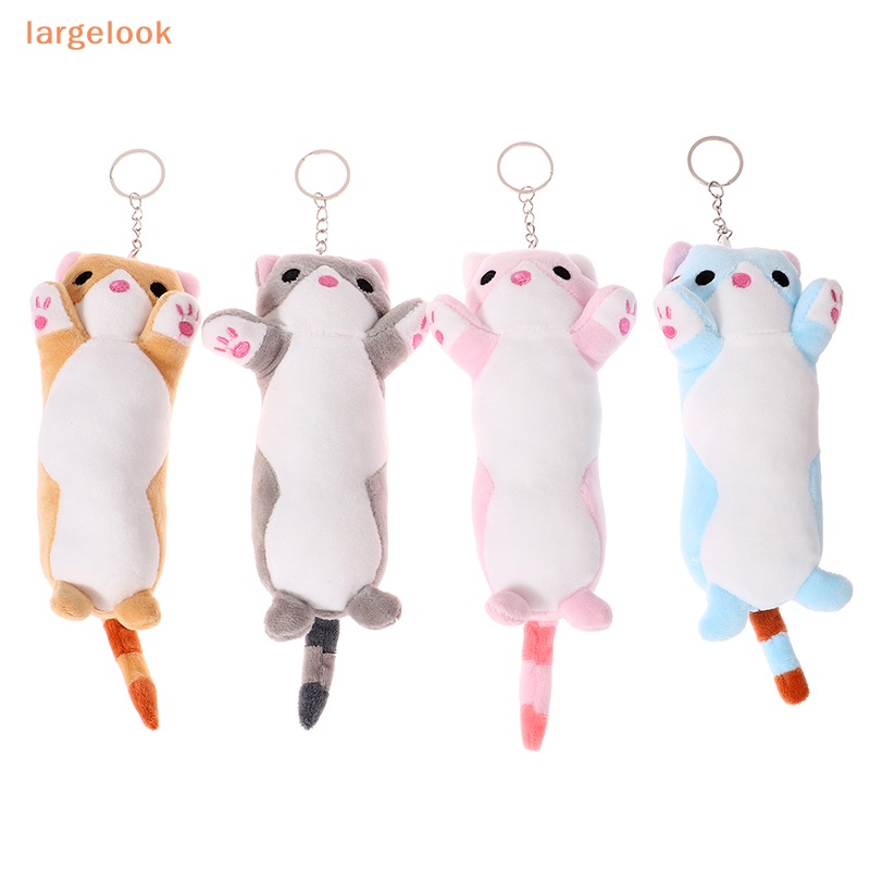 Móc Khóa Hình Mèo Nhồi Bông Mềm Mại Đáng Yêu