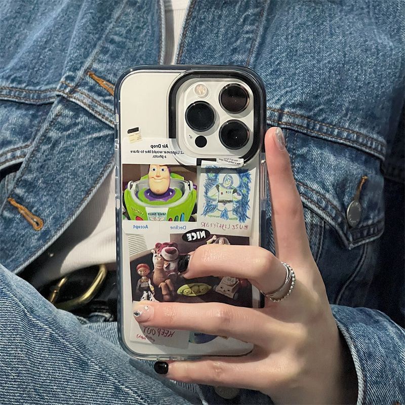 Ốp Điện Thoại Mềm Họa Tiết Hoạt Hình Sáng Tạo 13In Cho iPhone14promax 14pro