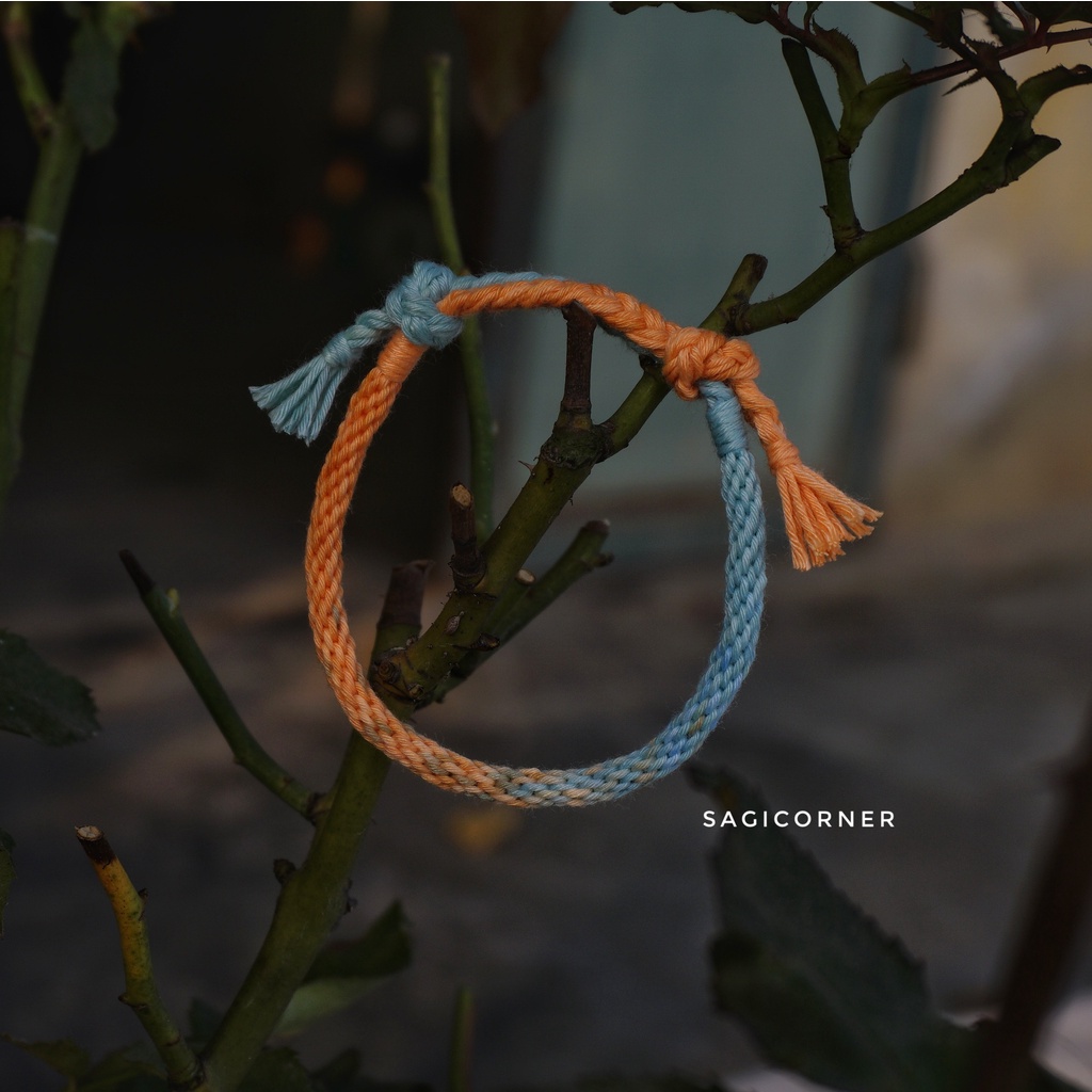 Part 2 - Vòng kumihimo màu ombre handmade