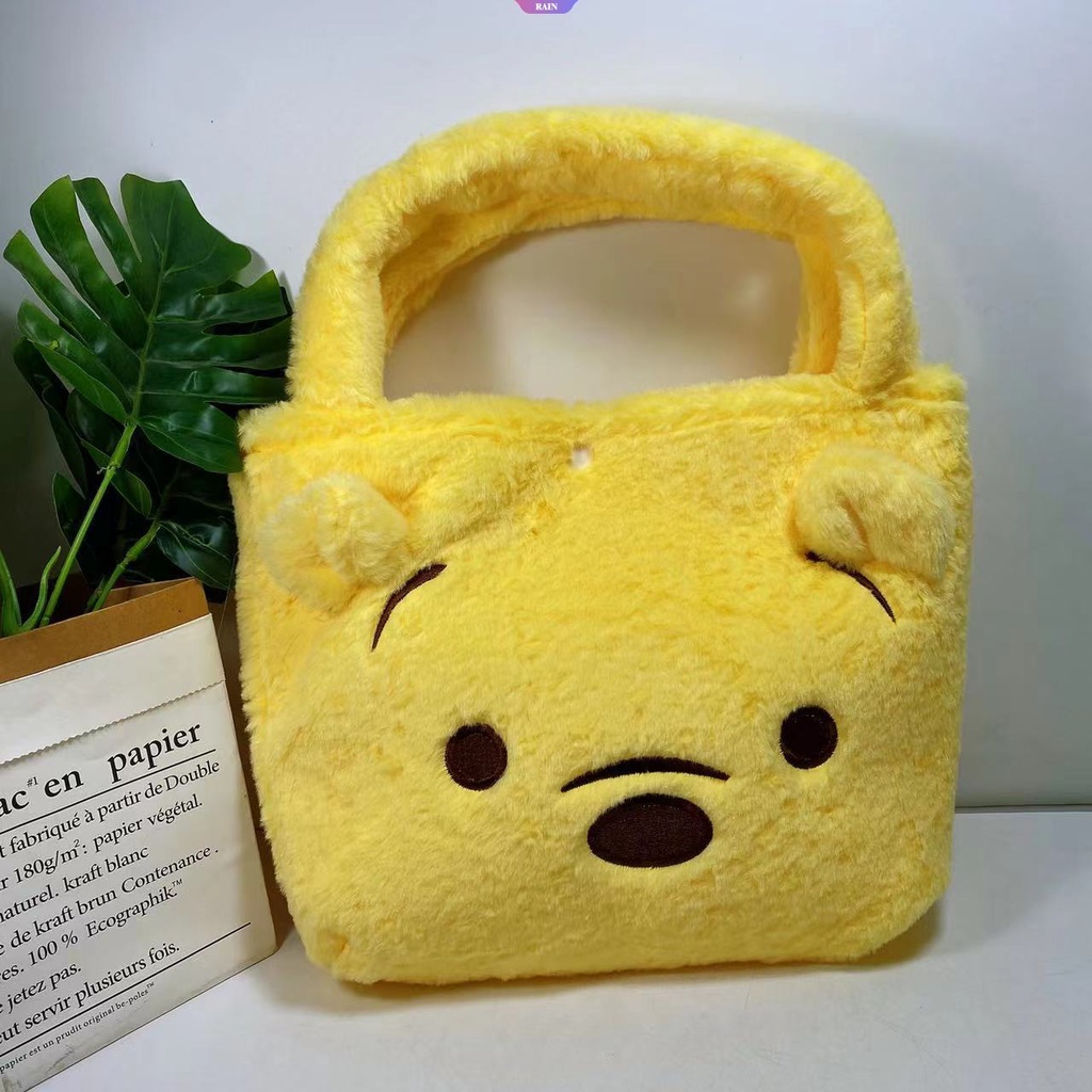 Sanrio Túi Xách Đeo Vai Hình Kuromi My Melody Cinnamoroll Lotso StellaLou Pooh Nhồi Bông Quà Tặng Cho Nữ [RAIN]