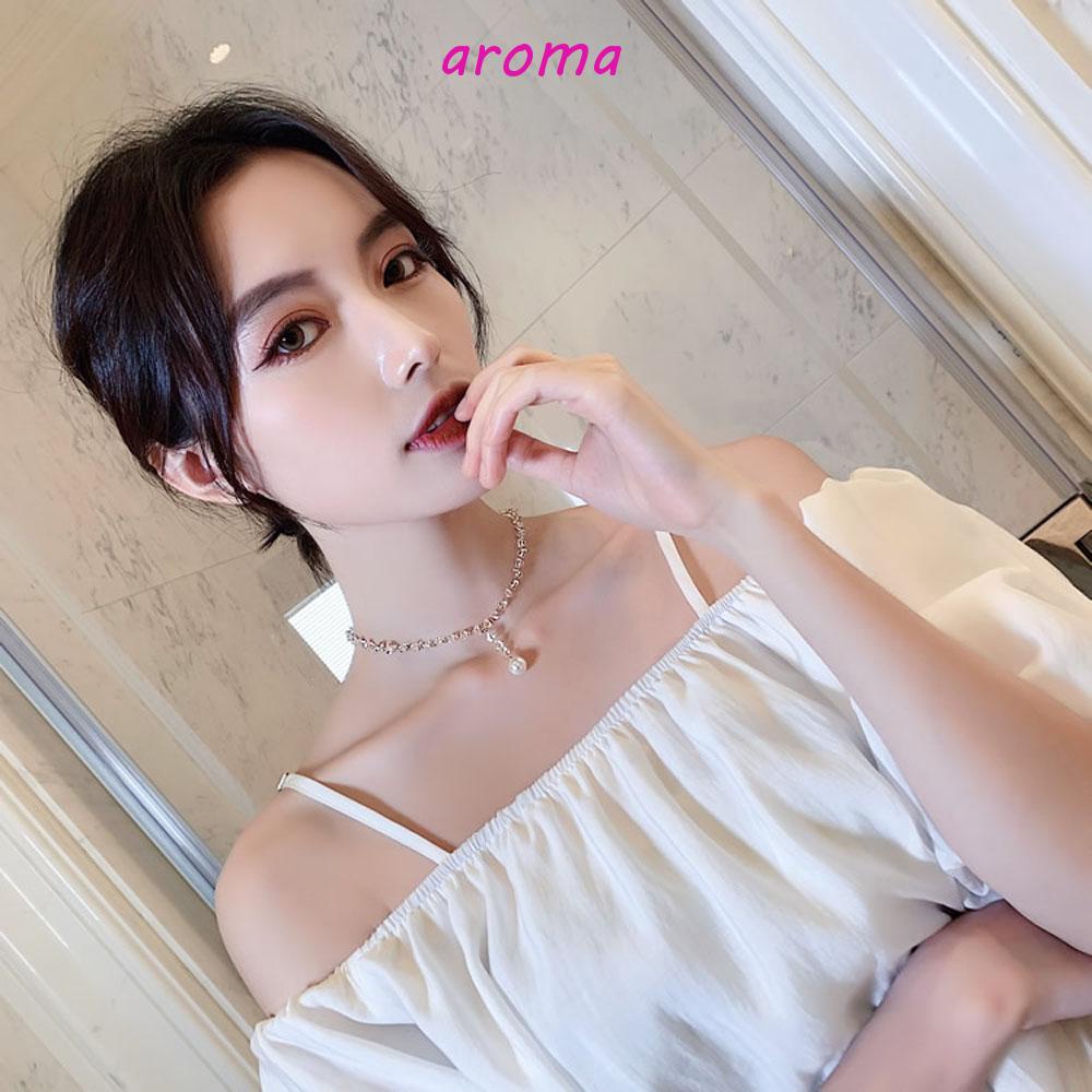AROMA Vòng Cổ Mặt Độc Đáo Sang Trọng Thời Trang