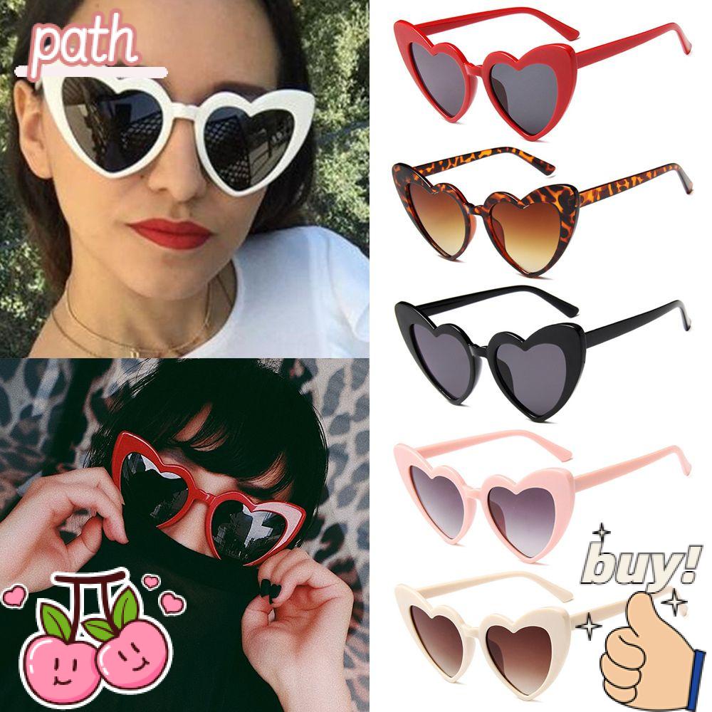 PATH Kính Mát Hình Trái Tim Phong Cách Retro