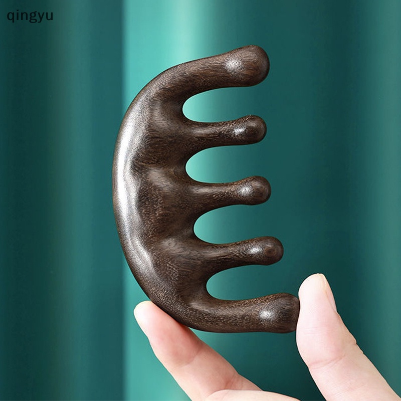 1 Lược Chải Tóc Mát Xa Da Đầu Bằng Kim Loại Năm Cánh Tiện Dụng