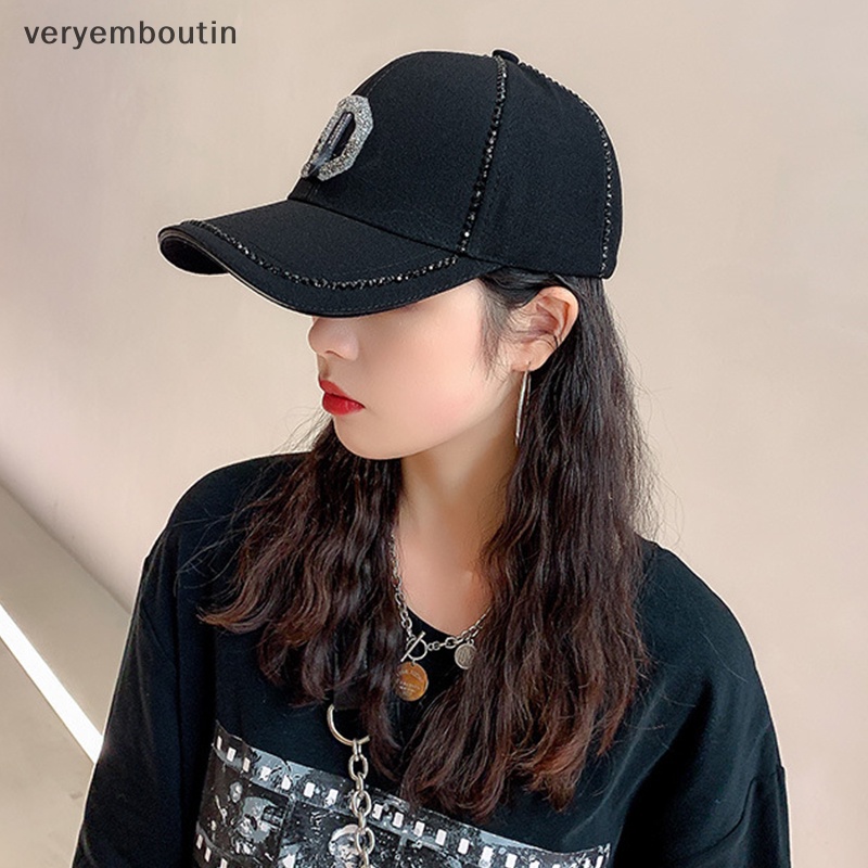 Nón Lưỡi Trai Đính Đá Phong Cách Hiphop Thời Trang Cho Nữ