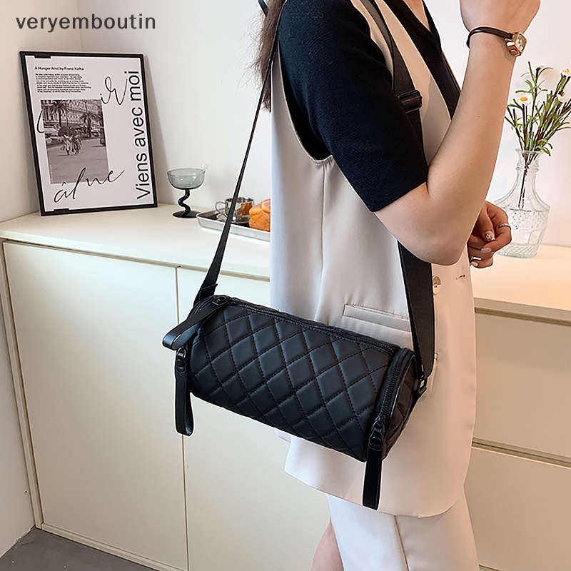 Túi Đeo Chéo Một Bên Vai Hình Trụ Thời Trang Hàn Quốc Cao Cấp Dành Cho Nam Nữ n