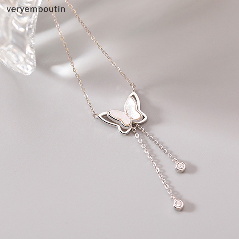 Vòng cổ Mặt Hình Bướm Lấp Lánh Thời Trang Cho Nữ