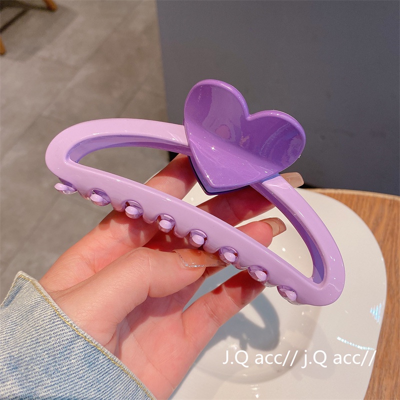 Kẹp Tóc Hình Trái Tim 13CM Đa Năng