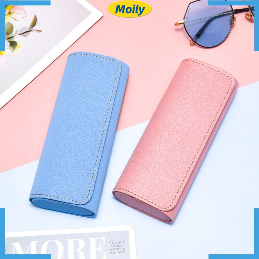 MOILYVN Hộp Đựng Mắt Kính Bằng Da PU Chống Áp Lực Tiện Lợi