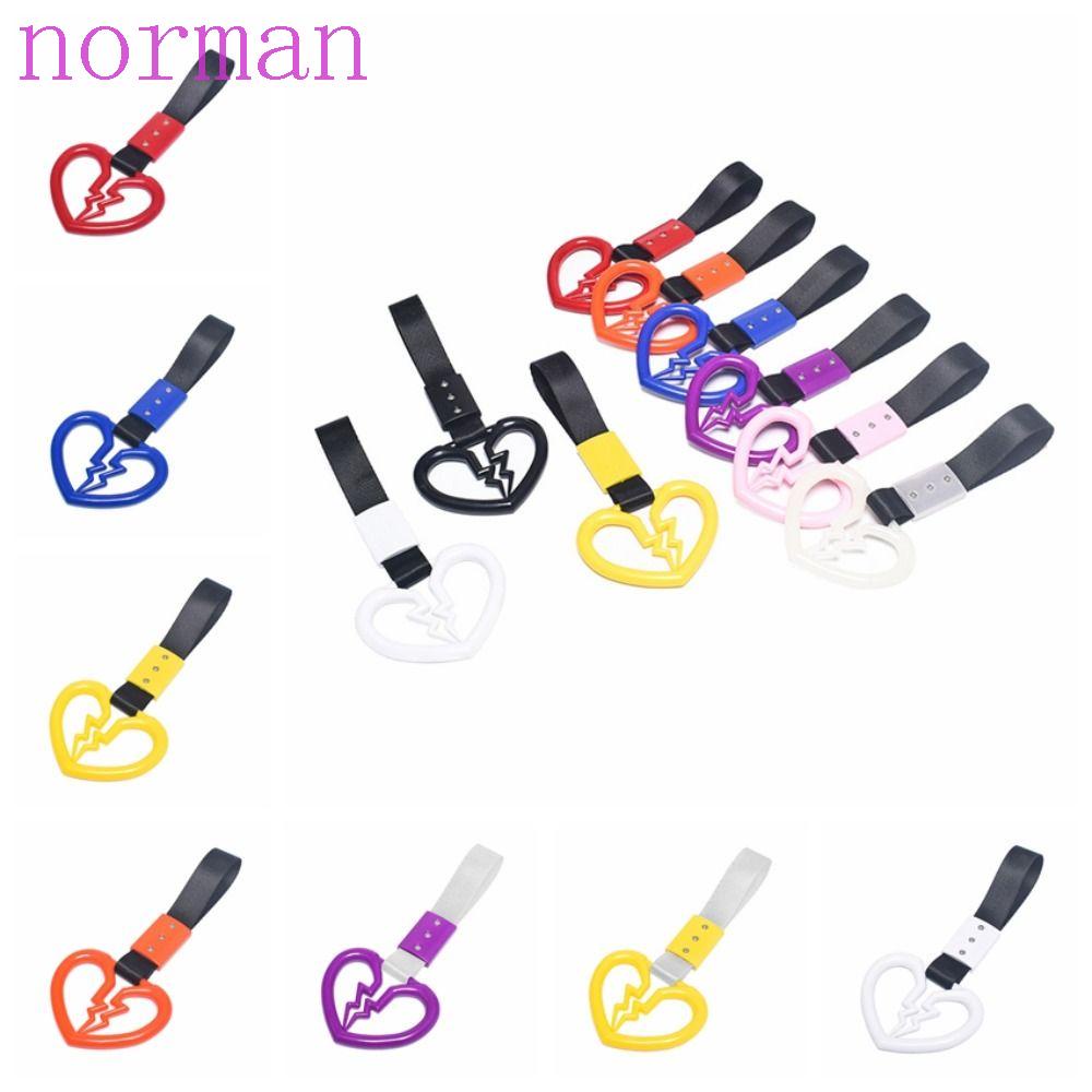 NORMAN Vòng Nhựa Màu Đen Cảnh Báo Chống Va Chạm Gắn Tay Cầm Xe Hơi JDM