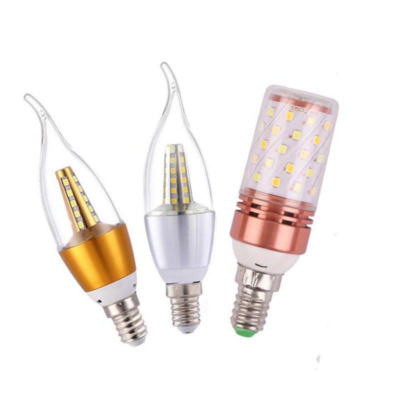Bóng Đèn Led Bắp Ngô 12w 3 màu Led Siêu Sáng Công Suất 12w, Đui Xoáy E14/ E27