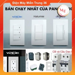 Hạt ổ cắm pana âm tường,hạt công tắc panasonic, mặt 1, 2, 3, 4, 6 panasonic,ổ cắm âm tường “điện máy miền trung 36”