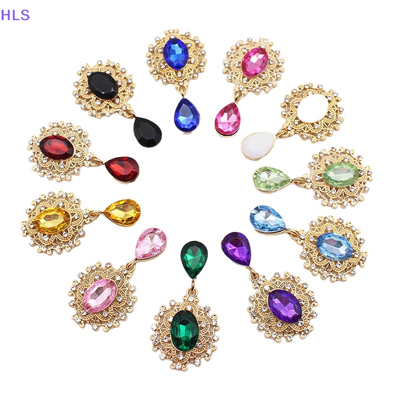 [HLS] Phụ Kiện Thẻ Đính Đá Pha Lê Trang Trí Hộp Quà Đám Cưới DIY Sáng Tạo