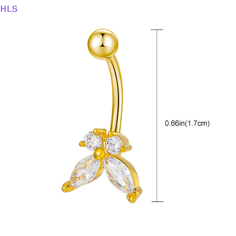 Khuyên Rốn Đính Đá Zircon Thời Trang Cá Tính Cho Nữ