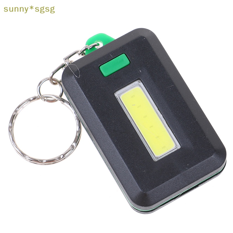 Nắng * SGSG COB đèn pin keychain mini LED Đèn pin xách tay ngoài trời khẩn cấp ánh sáng mới