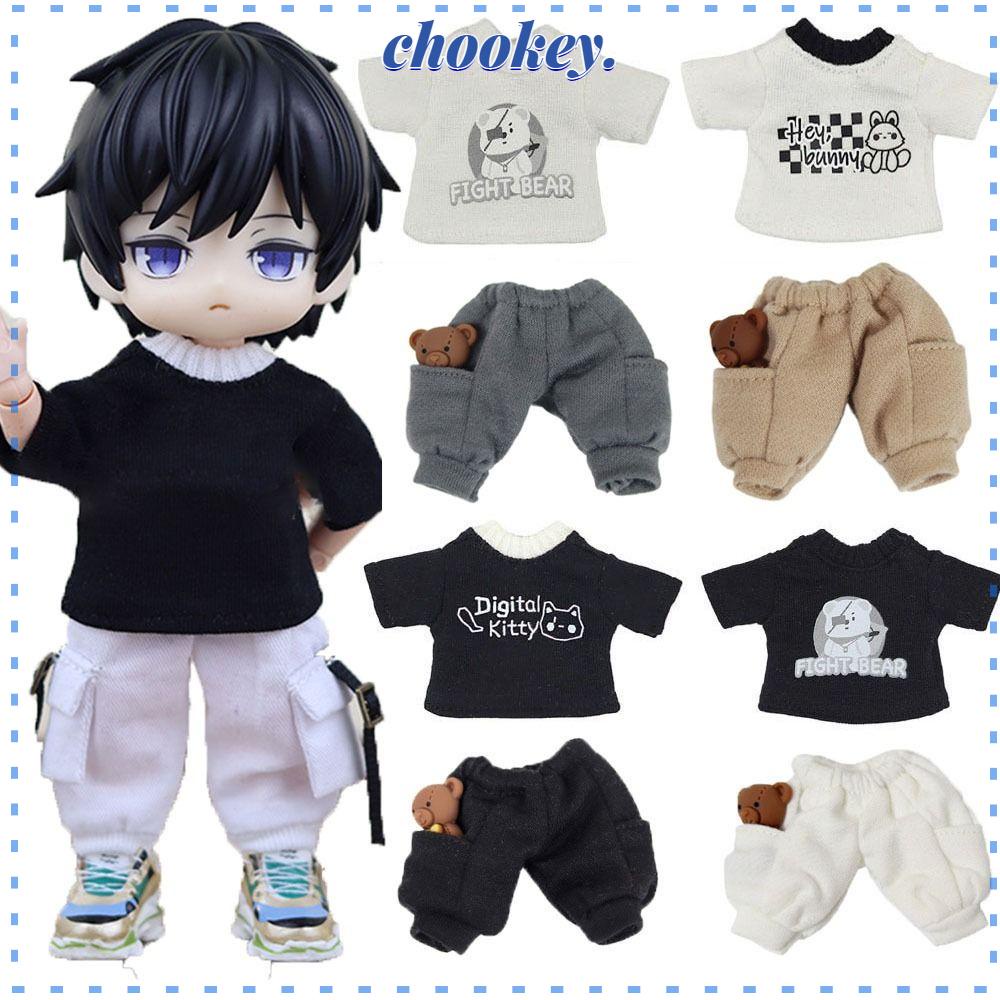 CHOOKEY Bộ Quần Áo Thời Trang Cho Búp Bê Tỉ Lệ 1 / 11 1 / 12