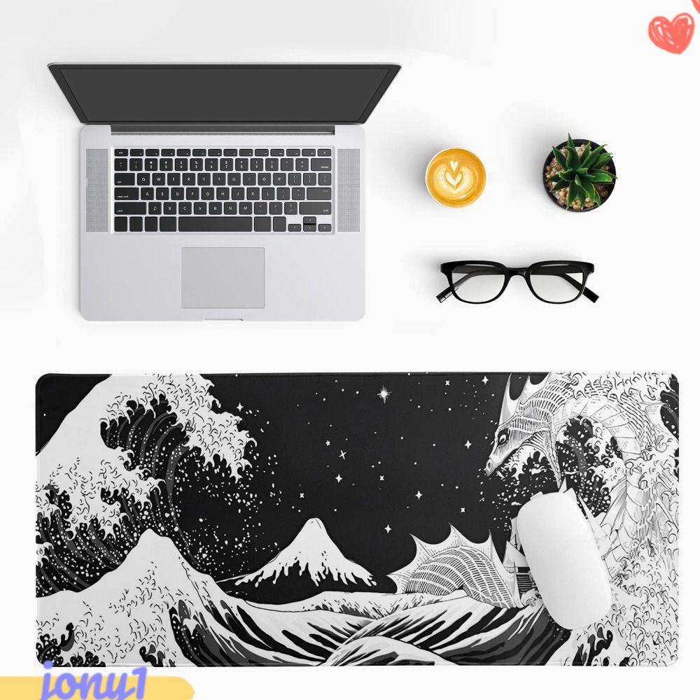JONYE Tấm Lót Chuột Chống Trượt Cỡ Lớn Hình Rồng Biển Xinh Xắn