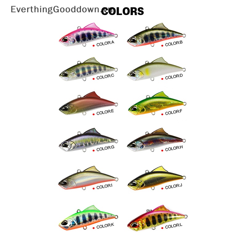 Everthinggooddown Mồi Câu Cá Nhật Bản Mới Đầu Lê VIB 45MM / 5.3G Luya Phiên Bản Tiếng Ồn