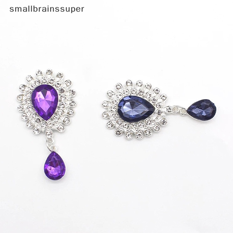 Trâm Cài Áo Hình Giọt Nước Bằng Hợp Kim Đính Đá Lấp Lánh Phong Cách Vintage Thời Trang DIY SBS