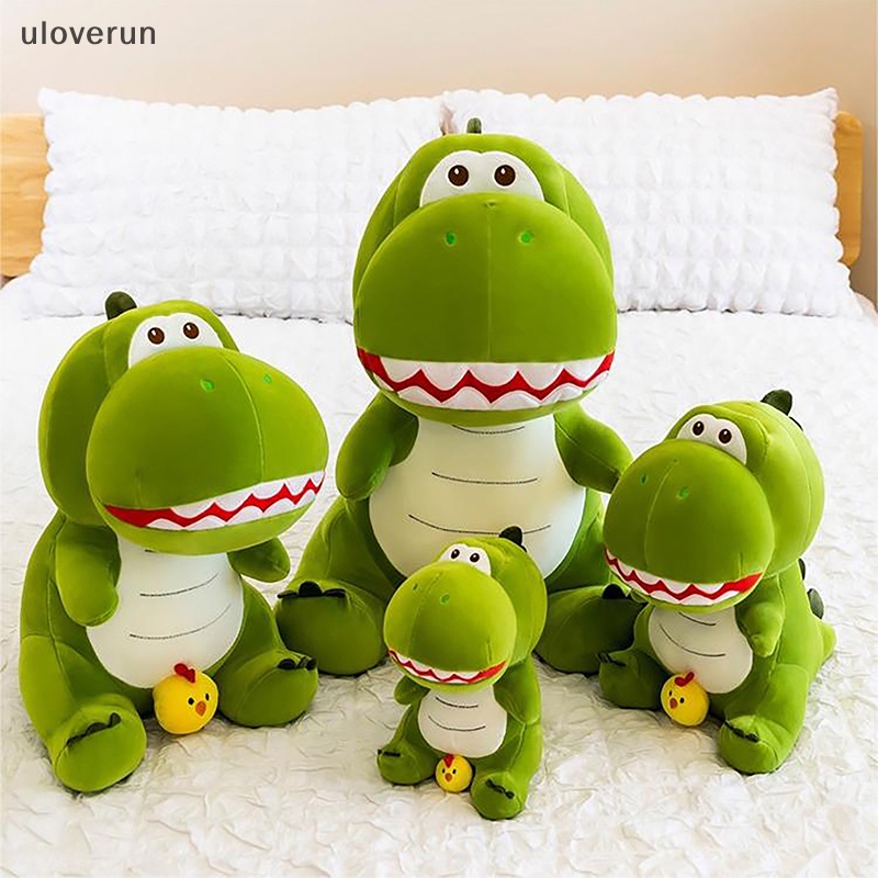 Uloverun 1 Đồ chơi nhồi bông Hình Chú Gà / Khủng Long Đáng Yêu Mềm Mại Trang Trí Phòng Ngủ