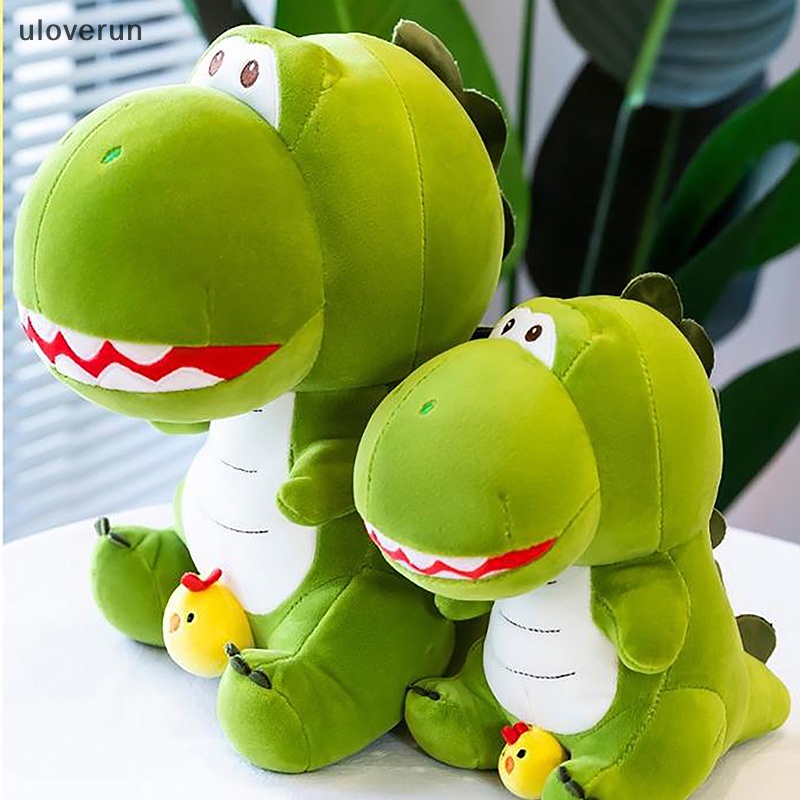 Uloverun 1 Đồ chơi nhồi bông Hình Chú Gà / Khủng Long Đáng Yêu Mềm Mại Trang Trí Phòng Ngủ