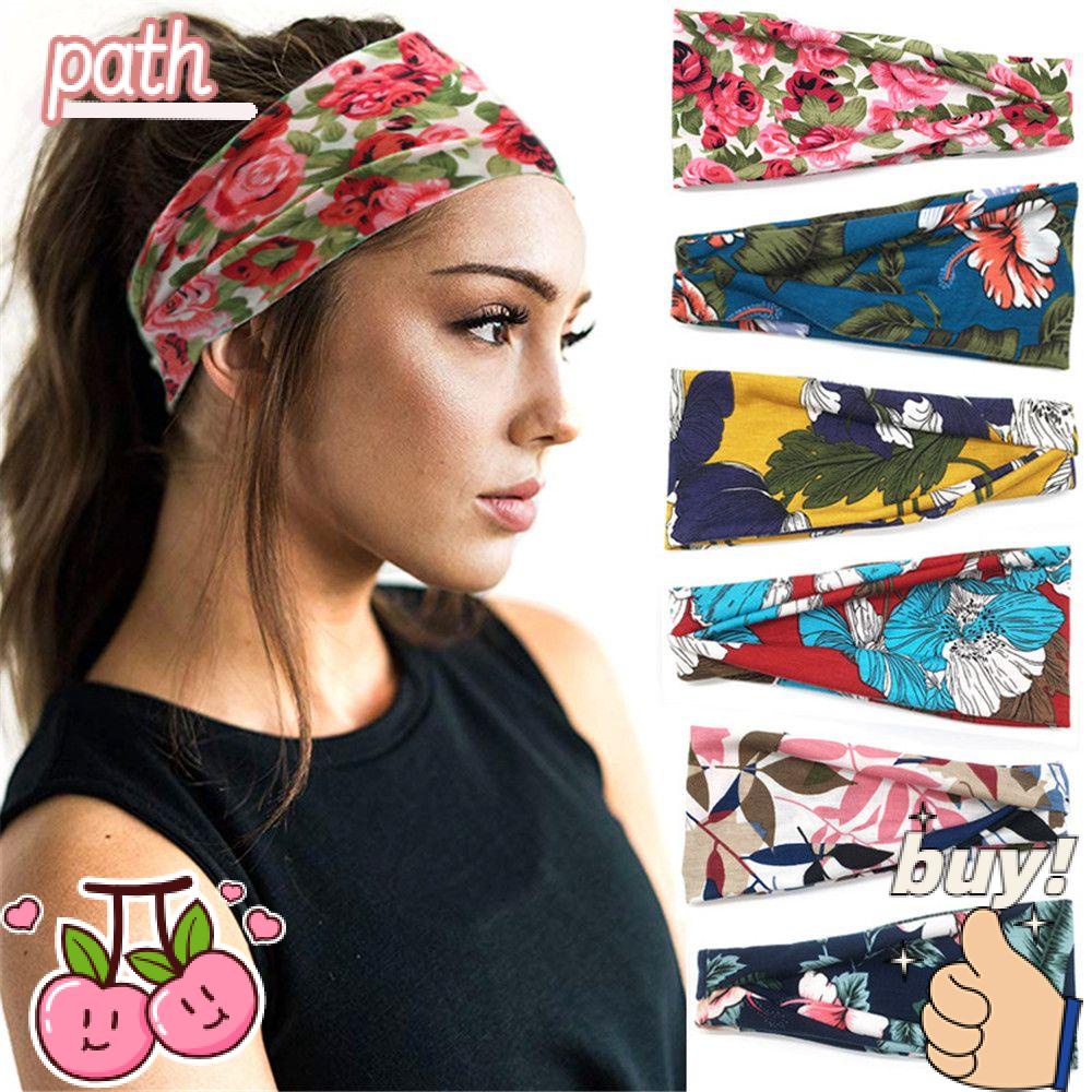 PATH Băng Đô Cài Tóc Bản Rộng Hỗ Trợ Tập Yoga / Gym / Chạy Bộ Thời Trang Cho Nữ