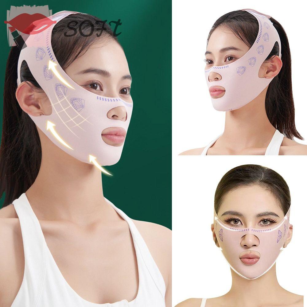 SOFTNESS Mặt Nạ Nâng Cơ Tạo Cằm Chữ V Thon Gọn