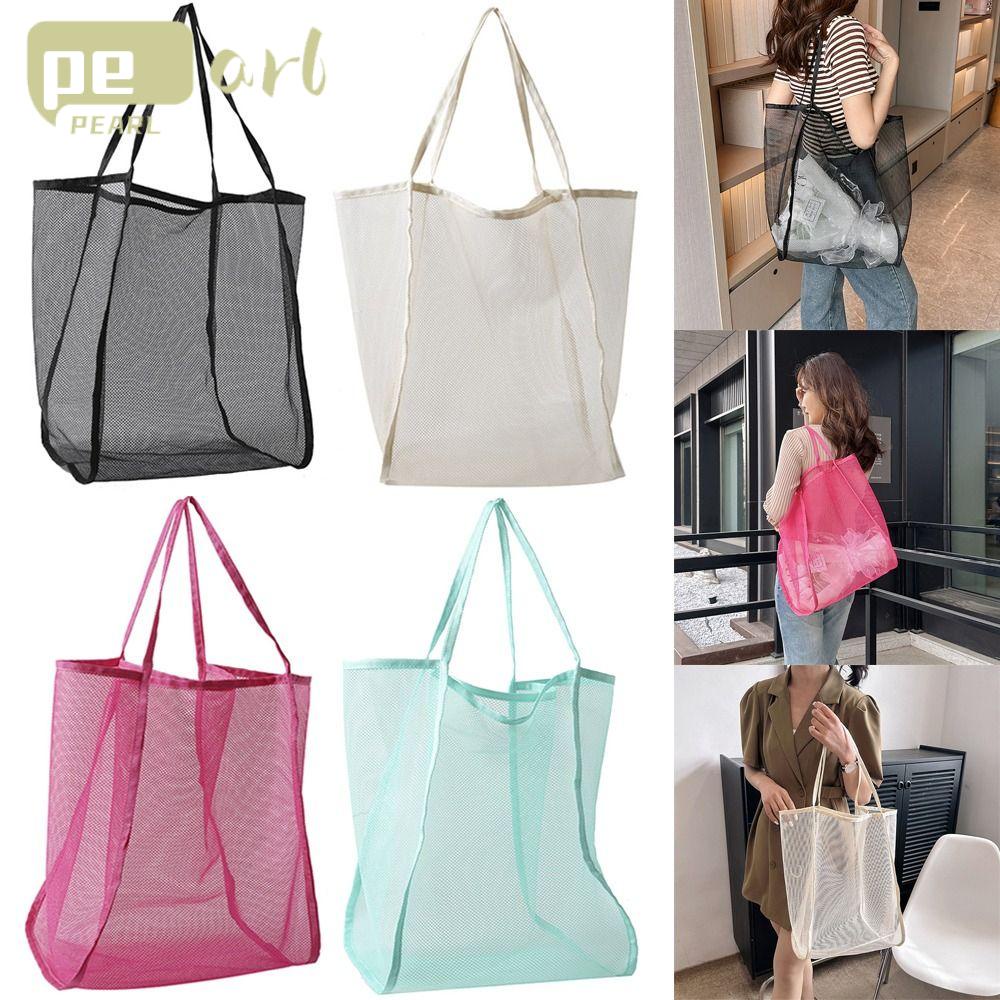 PEARLVN Túi Lưới Trong Suốt Đa Năng Có Thể Tái Sử Dụng