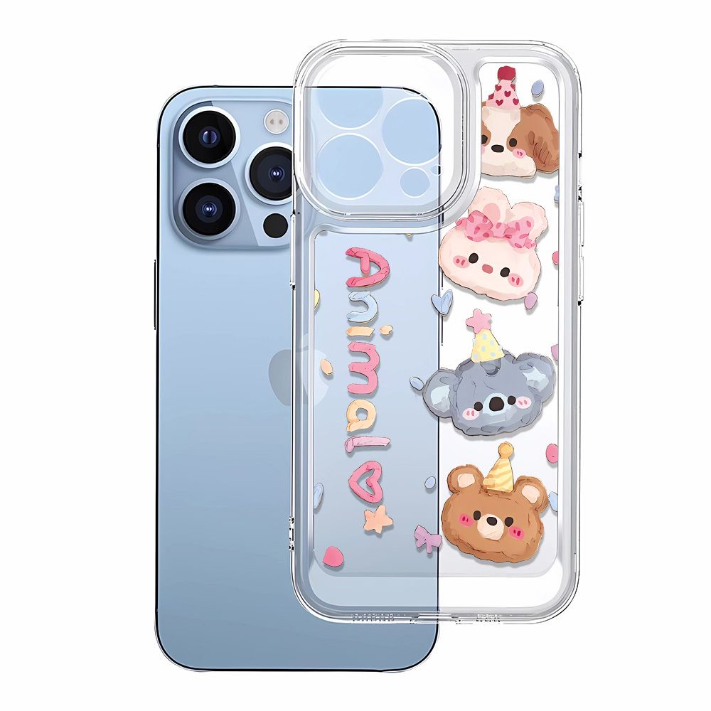 Ốp Điện Thoại Mềm In Hình Chú Chó Hoạt Hình Bảo Vệ Toàn Diện Cho iPhone 7iPhone14Promax8p13 1112