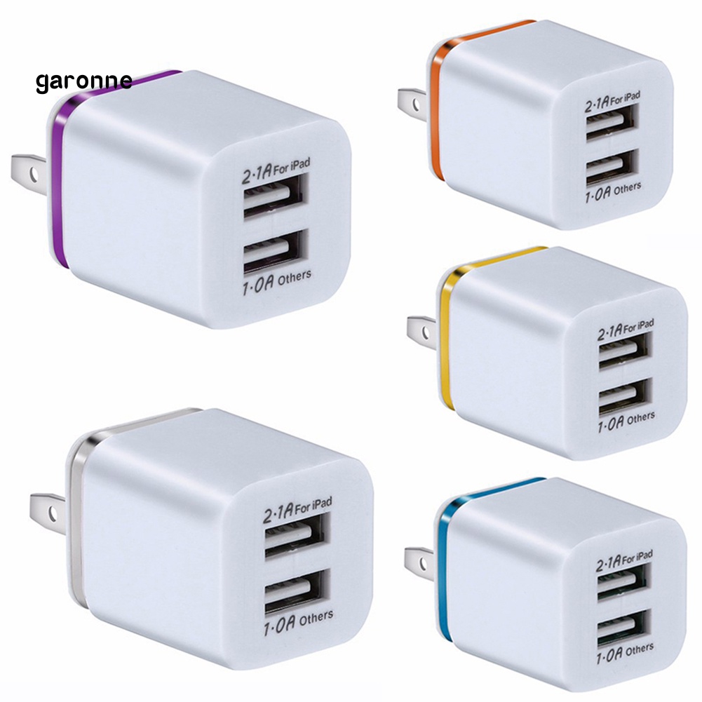 Tẩu Sạc Nhanh Cổng USB Kép Gắn Tường Cho Điện Thoại Di Động