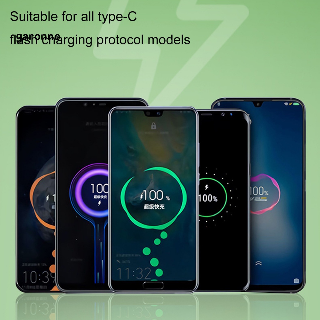 Cáp Sạc Nhanh Type-C 5A Bằng Silicon TPE Mềm Cho Điện Thoại Di Động