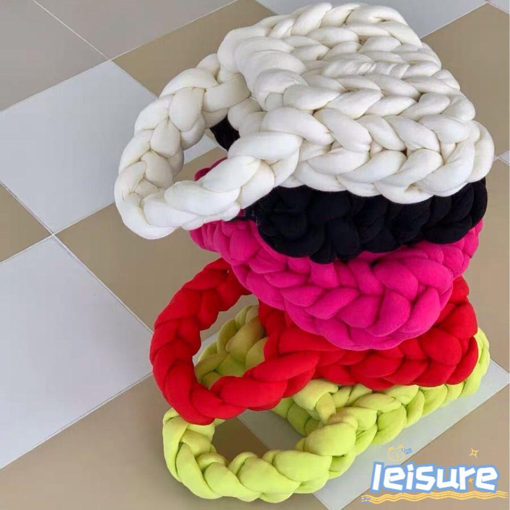 LEISURE Túi Xách Đan Len Thời Trang Thanh Lịch Cho Nữ