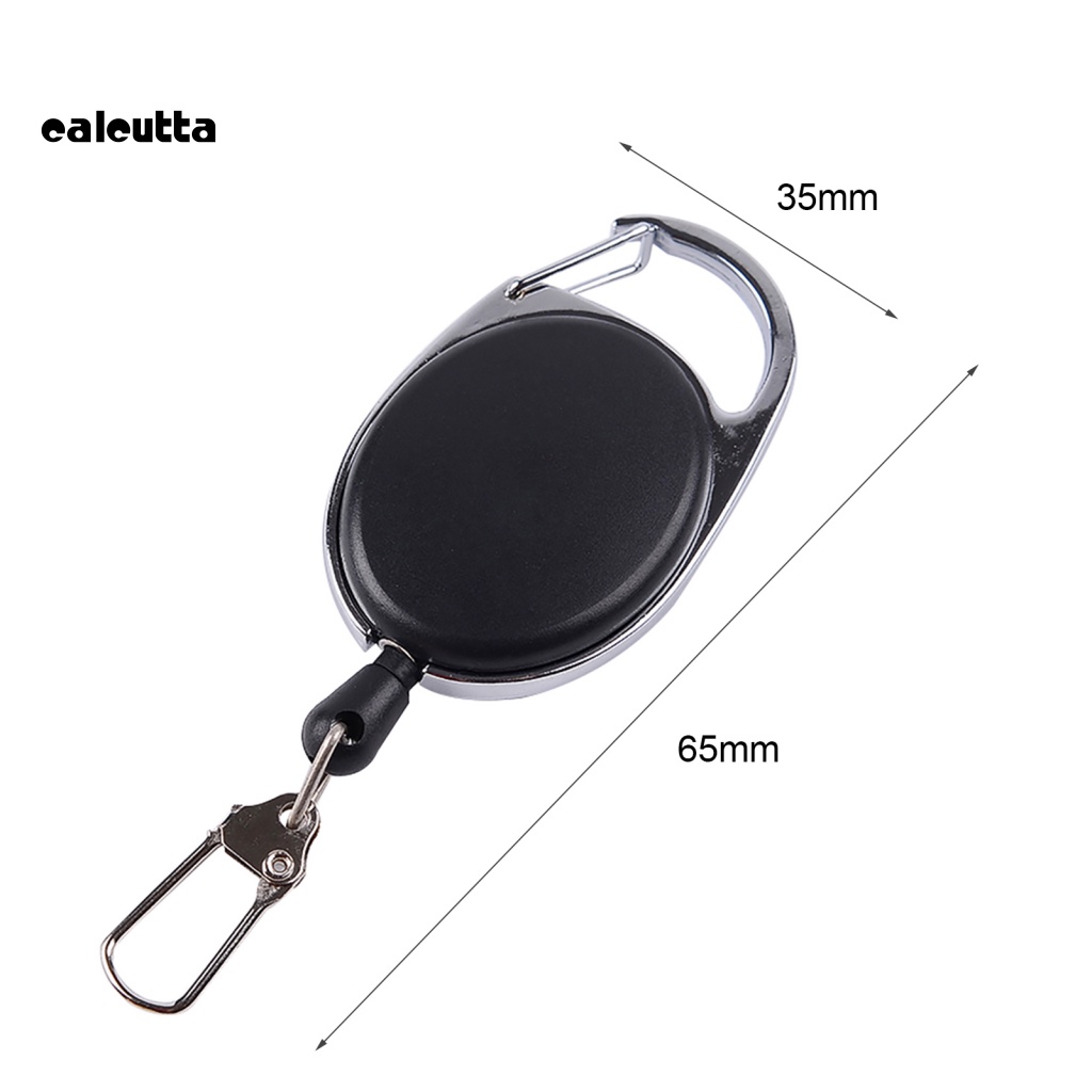 Móc Chìa Khóa Bằng Nylon Bền Chống Thất Lạc Có Kẹp Thu Gọn Tiện Dụng