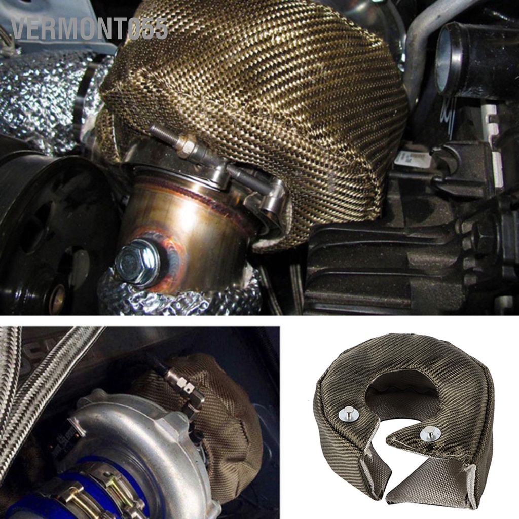 Vermont055 Đĩa Đơn Titan Turbo Giữ Nhiệt Chăn Rào Cản Sạc Bao T3/GT35/GT37/GT40/GT42