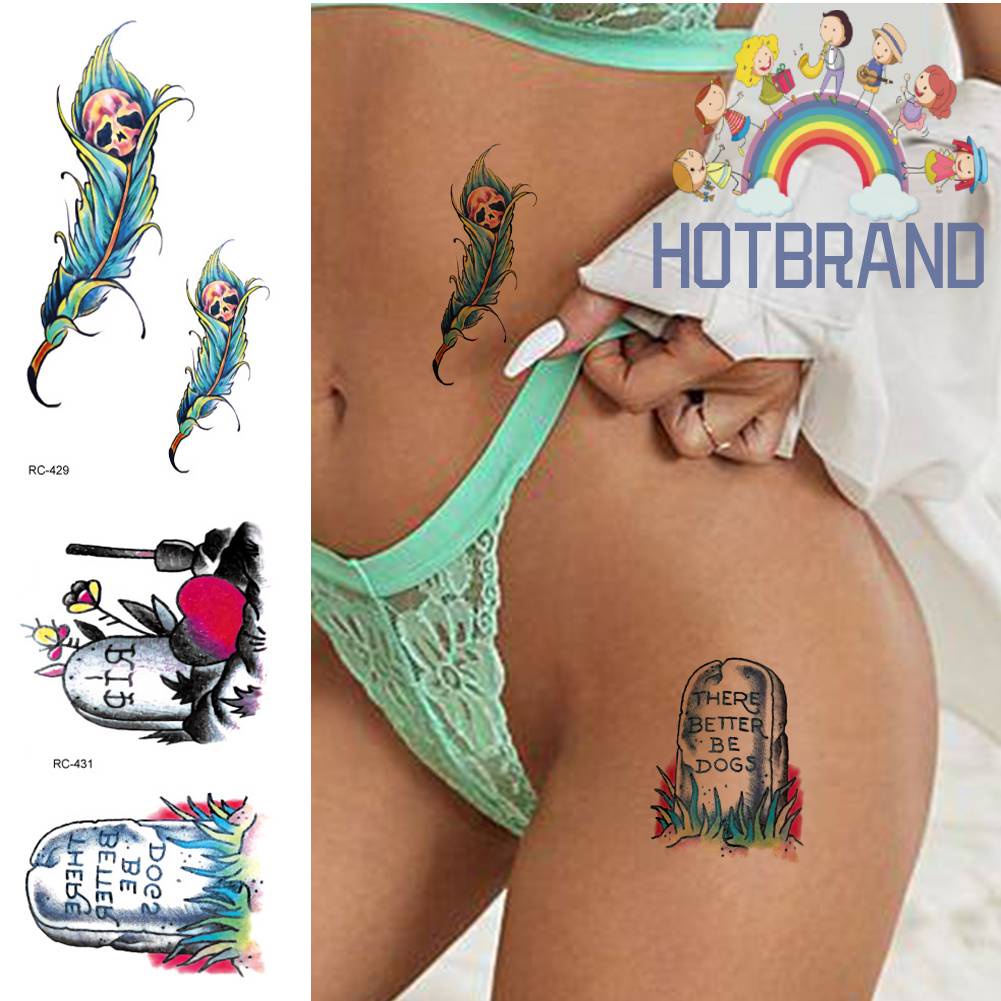 Set 20 Hình Xăm Dán 3D Chống Nước Độc Đáo Cá Tính