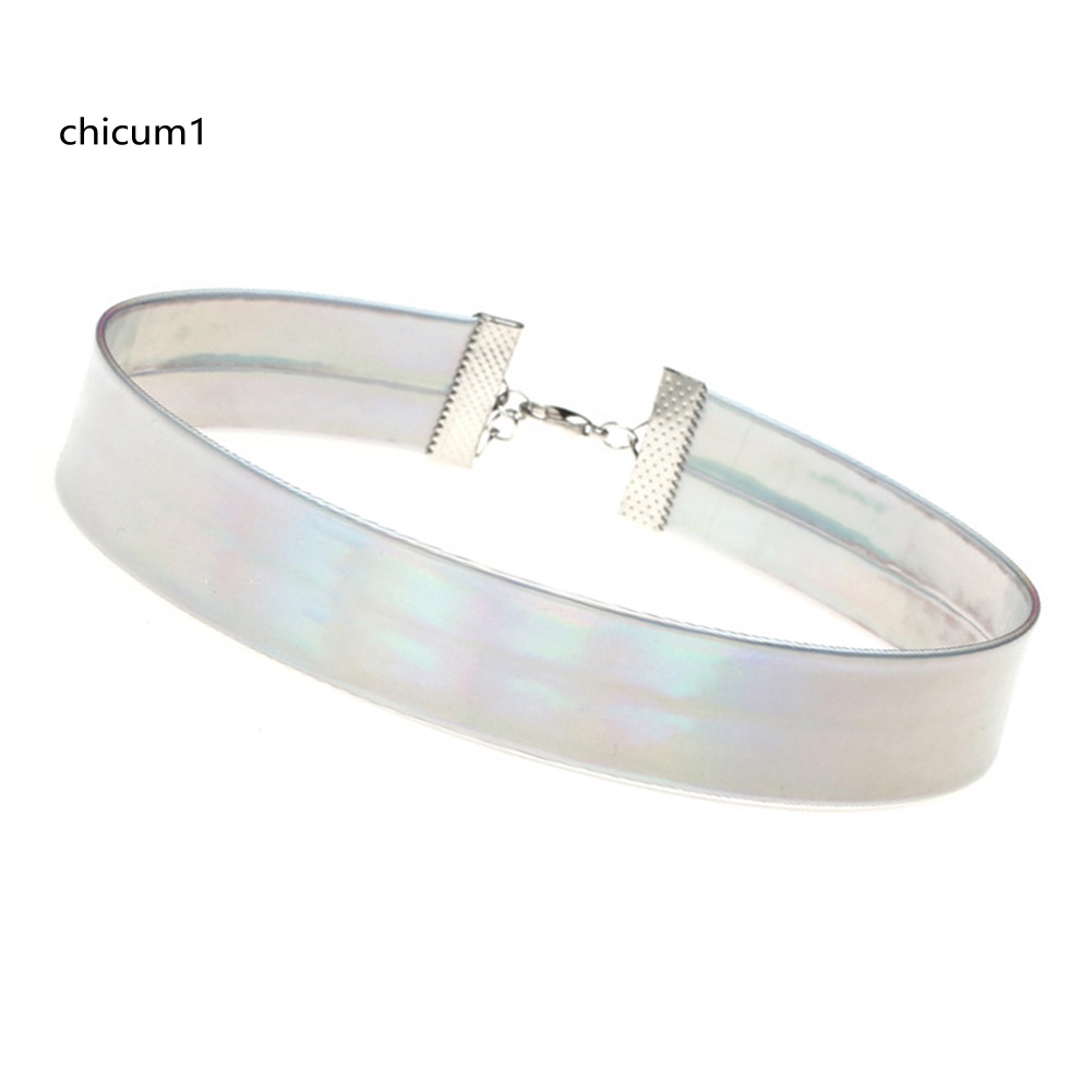 Vòng Cổ Choker Nhiều Màu Holographic Thời Trang