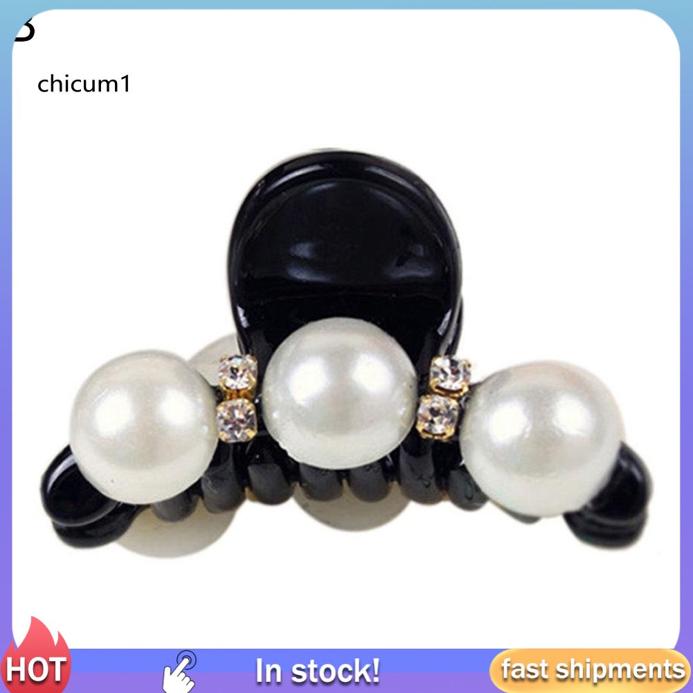 Kẹp Tóc Đính Đá Và Ngọc Trai Thời Trang Cho Nữ