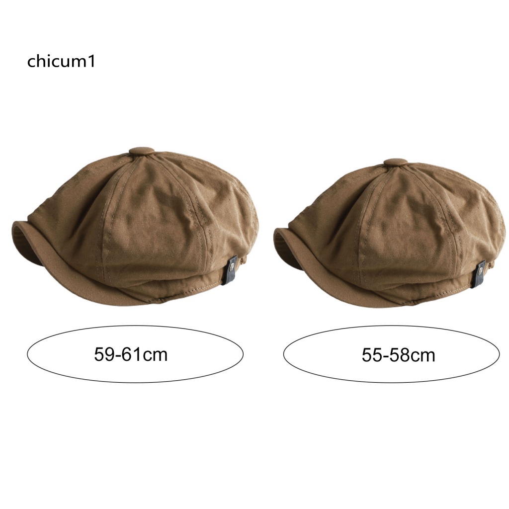 Mũ Beret Vải Pha Thoáng Khí Phong Cách Cổ Điển Cho Nam