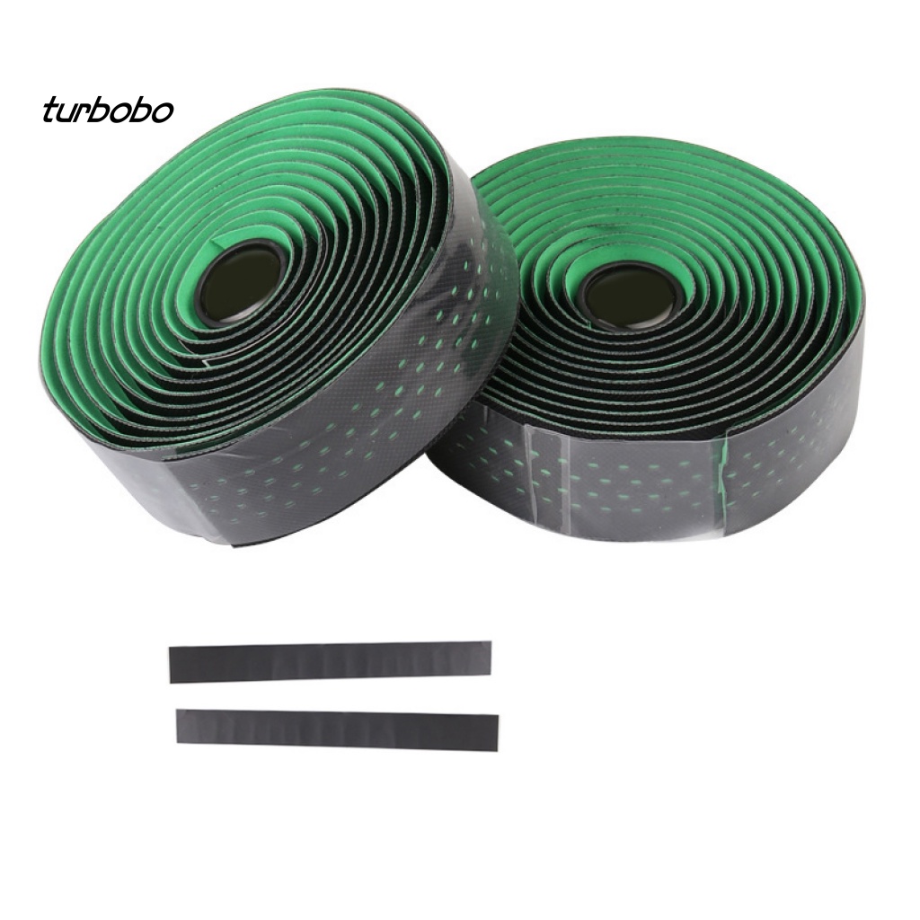 Set 2 Dây Đai Giả Da Gắn Tay Lái Xe Đạp Chống Trượt Tiện Lợi