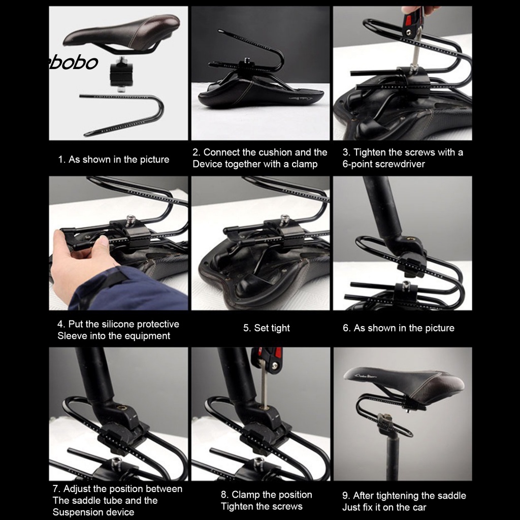 Phuộc Nhún Giảm Xóc 2 Màu Độ Co Giãn Cao Không Dễ Biến Dạng Cho Xe Đạp Leo Núi