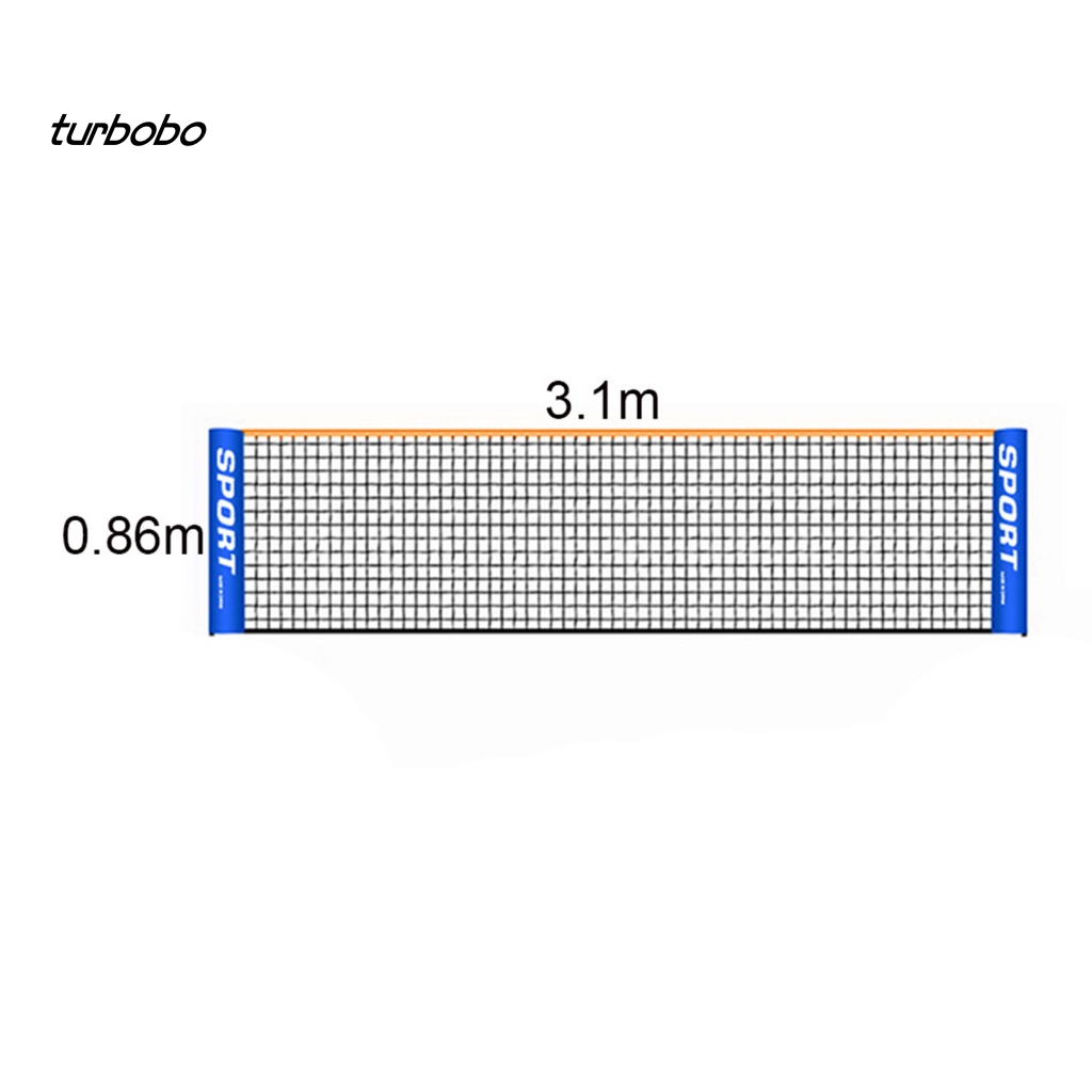 Lưới Chơi Tennis / Cầu Lông Bằng Nylon Dày Dặn Có Thể Gấp Gọn Tiện Dụng